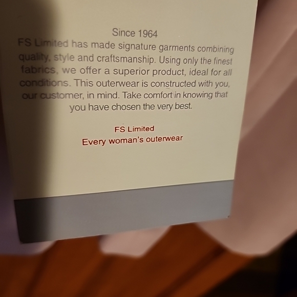 FS Limited Woman's Size S lined dusty pink single breasted dress/pea coat NWT - Picture 4 of 16